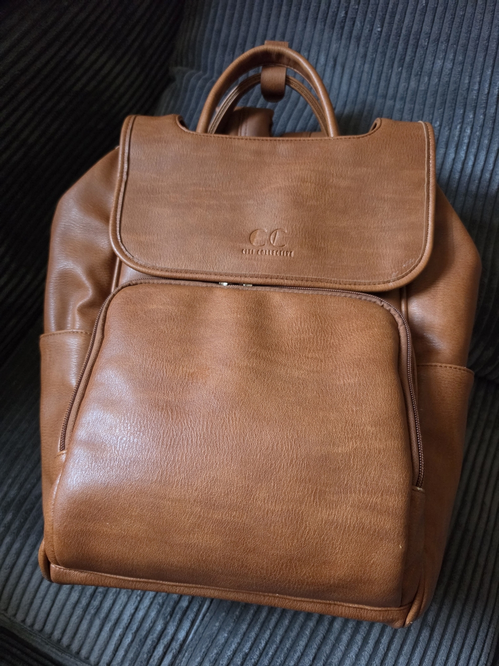 Citi Collective Citi Explorer Diaper Bag Backpack Vintage Tan - Excellent Cond